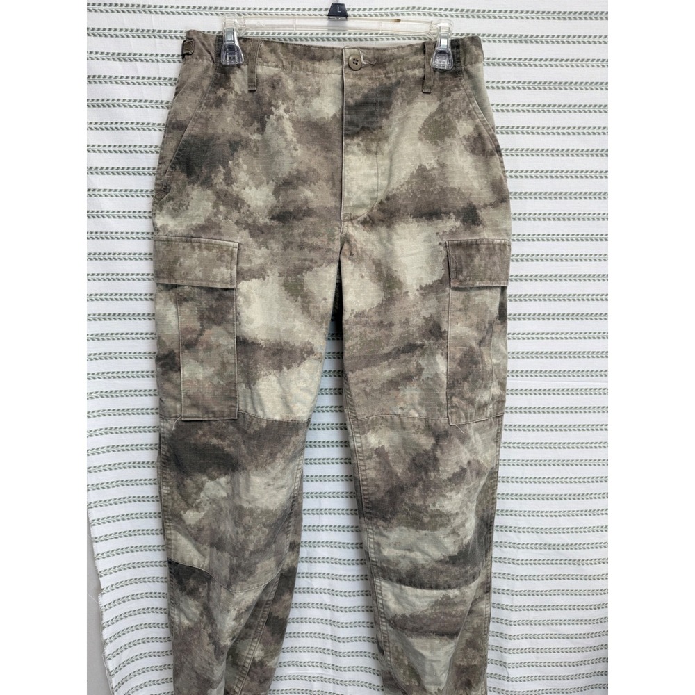 Propper Men Camo Cargo Pants A-TACS AU Ripstop Straight Leg Utility Small Reg